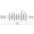 Изолятор линейный подвесной стержневой ЛК 70 20-4 СП ( CS 70 T13L B16 - 270 890)