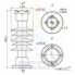Изолятор опорный стержневой С6-550 II-М-03 УХЛ1
