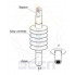Изолятор стержневой ФСПКр 70-25-0,95 для контактной сети ЭЖД