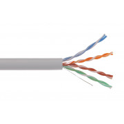 LC1-C5E04-111 ITK Кабель связи витая пара U/UTP, кат.5E 4х2х24AWG solid, PVC, 305м, серый