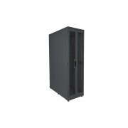 Шкаф телекоммуникационный напольный серверный черный 19",42U(800x1000) , ШТ-НП-С-42U-800-1000-П2П-Ч передняя перфорированная,задняя перф.двойная. ССД