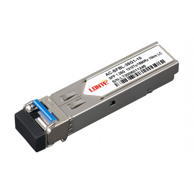 SFP WDM 1.25G Tx1310/Rx1550 10km LC DDM