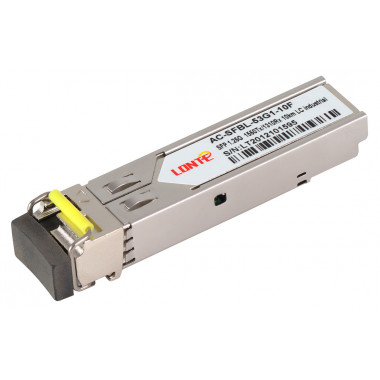 SFP WDM 1.25G Tx1550/Rx1310 10km LC DDM (industrial)