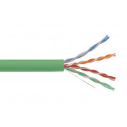 LC1-C5E04-122 ITK Кабель связи витая пара U/UTP, кат.5E 4x2х24AWG solid, LSZH нг(А)-HFLTx, 305м, зеленый