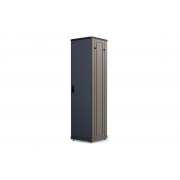 Шкаф телекоммуникационный напольный 19", 47U (800x800), ШТ-НП-М-47U-800-800-М-Ч, передняя дверь металл, черный ССД