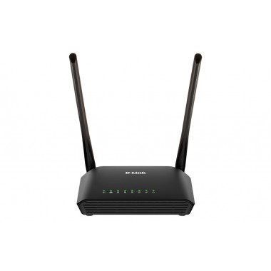 Роутер беспроводной D-Link DIR-615S N300 10/100BASE-TX черный