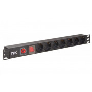 PH13-7D3 ITK PDU 7 роз. нем. ст, с выкл. и защ. от перенапр., вх.С14