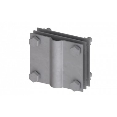 NG3116INOX Соединитель стержень/полоса, 80х70 мм, INOX