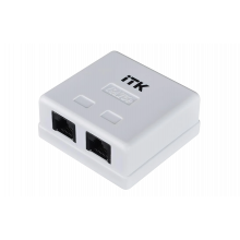 CS2-1C5EU-22 ITK Настенная инф. розетка RJ45, кат.5Е UTP, 2-порта