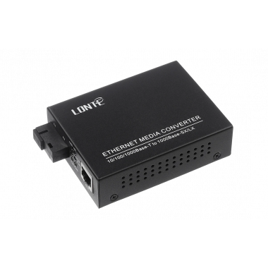 Медиаконвертер 10/100/1000M, Tx1310/Rx1550 20km, RJ45 SC