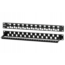 Hyperline PPBL3-19-24S-RM Модульная патч-панель 19 Hyperline PPBL3-19-24S-RM Модульная патч-панель 19