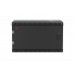 Шкаф телекоммуникационный настенный разборный черный 19”,6U(600x350), ШТ-НСр-6U-600-350-М-Ч дверь металл ССД