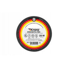 KR-09-2606 Изолента ПВХ KRANZ 15 мм х 20 м, черная, упаковка 10 роликов KR-09-2606 Изолента ПВХ KRANZ 15 мм х 20 м, черная, упаковка 10 роликов