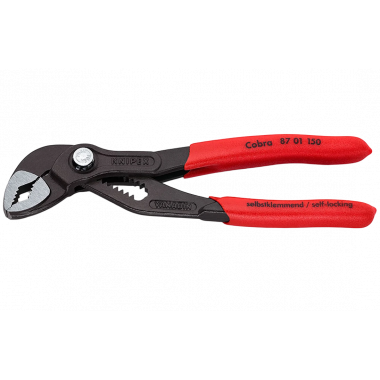 KN-8701150 COBRA® клещи переставные, зев 32 мм, длина 150 мм, фосфатированные, обливные ручки