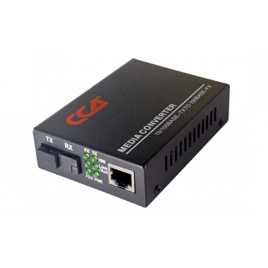 Медиаконвертер 100M, Tx1550/Rx1310 20km, RJ45 SC