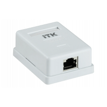 CS2-1C5EF-12 ITK Настенная инф. розетка RJ45 кат. 5E FTP (экран) 1-порт