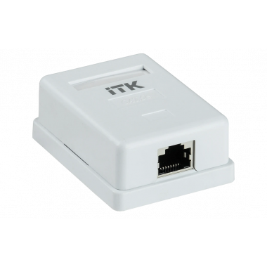 CS2-1C5EF-12 ITK Настенная инф. розетка RJ45 кат. 5E FTP (экран) 1-порт
