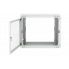 Шкаф телекоммуникационный настенный разборный 19”,9U(600x350), ШТ-НСр-9U-600-350-П дверь перфорированная ССД