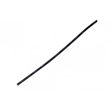 20-1006 Термоусадочная трубка REXANT 1,0/0,5 мм, черная, упаковка 50 шт. по 1 м
