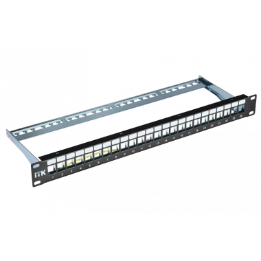 PP24-1UMF ITK 1U Модульная патч-панель FTP, 24 порта