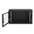 Шкаф телекоммуникационный настенный разборный черный 19”,6U(600x350), ШТ-НСр-6U-600-350-С-Ч дверь стекло ССД