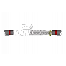 ИМАГ-Муфта-35-J-1х120-240 - комплект соединительной муфты холодной усадки для 1-жильного кабеля с изоляцией из СПЭ на 35 кВ, 1х120-240 мм2
