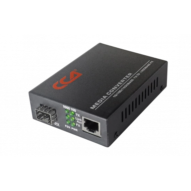 Медиаконвертер 10/100/1000-Base-T / 1000Base-X с SFP-портом