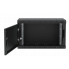Шкаф телекоммуникационный настенный разборный черный 19”,6U(600x350), ШТ-НСр-6U-600-350-М-Ч дверь металл ССД