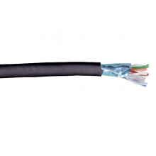 LC3-C604-339 ITK Каб. вп F/UTP, кат.6 4х2х23AWG solid LDPE 305м чер.