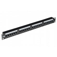 PP24-1UC6U-D05 ITK 1U патч-панель кат.6 UTP, 24 порта (Dual)