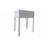 Тумба (фундамент) металлическая для установки шкафа ШКТ-НП 600х600 ССД