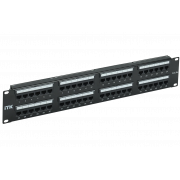 PP48-2UC5EU-D05L ITK 2U патч-панель кат.5Е UTP, 48 портов (Dual)