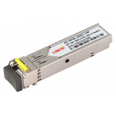 SFP WDM 1.25G Tx1550/Rx1310 10km LC DDM (industrial)