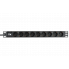 PH22-9D1-P ITK PDU 9 розеток нем. ст, 1U, шнур 2м вилка нем. ст ПВХ чер
