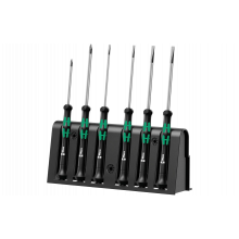 WE-118152 2035/6 B Kraftform Micro Набор отвёрток прецизионных + подставка, 6 пр., PH 0x60/1x80, SL 0.40x2.5x80/0.50x3.0x80/0.60x3.5x80/0.80x4.0x80 WE-118152 2035/6 B Kraftform Micro Набор отвёрток прецизионных + подставка, 6 пр., PH 0x60/1x80, SL 0.40x2.5x80/0.50x3.0x80/0.60x3.5x80/0.80x4.0x80