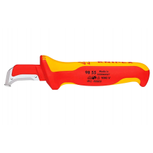 KN-9855 Нож с пяткой для снятия изоляции KNIPEX 98 55