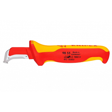 KN-9855 Нож с пяткой для снятия изоляции KNIPEX 98 55