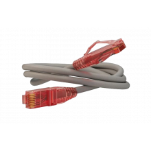 42301 Hyperline PC-LPM-UTP-RJ45-RJ45-C5e-5M-LSZH-GY Патч-корд U/UTP, Cat.5e, LSZH, 5 м, серый