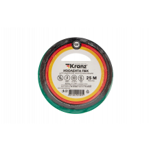 KR-09-2203 Изолента ПВХ KRANZ 0.13х19 мм, 25 м, зеленая упаковка 5 роликов KR-09-2203 Изолента ПВХ KRANZ 0.13х19 мм, 25 м, зеленая упаковка 5 роликов