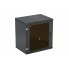 Шкаф телекоммуникационный настенный разборный черный 19”,12U(600x350), ШТ-НСр-12U-600-350-С-Ч дверь стекло ССД