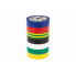 KR-09-2010-E Набор изоляционных лент KRANZ 0.13х15 мм, 10 м, 7 цветов