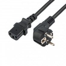 11-1138 REXANT Шнур сетевой, вилка угловая СЕЕ 7/7(Schuko) - разъем IEC 320 C13, кабель 3x1,5 мм², длина 1,5 метра, черный (PVC пакет) 11-1138 REXANT Шнур сетевой, вилка угловая СЕЕ 7/7(Schuko) - разъем IEC 320 C13, кабель 3x1,5 мм², длина 1,5 метра, черный (PVC пакет)