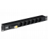 PH21-6D3 ITK PDU 6 роз. нем. ст. с автом.10А 1U, вх.С14 без каб. чер.