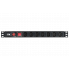 PDU 7 розеток C13, с выкл. и защ. от перенапр, без шнура