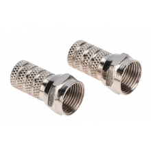 05-4002-4 F-разъем RG-59, L=19 мм,  цинк  PROconnect