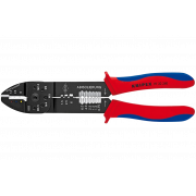 KN-9722240 Пресс-клещи, 3 гнезда, изол. кабельные наконечники и соединители 0.5-6.0 мм², неизол. открытые штекеры 6.3 мм: 0.5-2.5 мм², 240 мм KN-9722240 Пресс-клещи, 3 гнезда, изол. кабельные наконечники и соединители 0.5-6.0 мм², неизол. открытые штекеры 6.3 мм: 0.5-2.5 мм², 240 мм