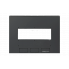 Шкаф телекоммуникационный настенный разборный черный 19”,18U(600x350), ШТ-НСр-18U-600-350-С-Ч дверь стекло ССД