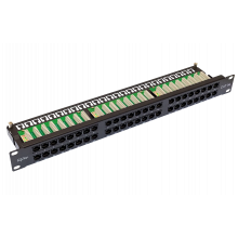10-0406 SUPRLAN Патч-панель высокой плотности 19'. 48 портов RJ-45. UTP. Cat.5e. 1U 10-0406 SUPRLAN Патч-панель высокой плотности 19'. 48 портов RJ-45. UTP. Cat.5e. 1U